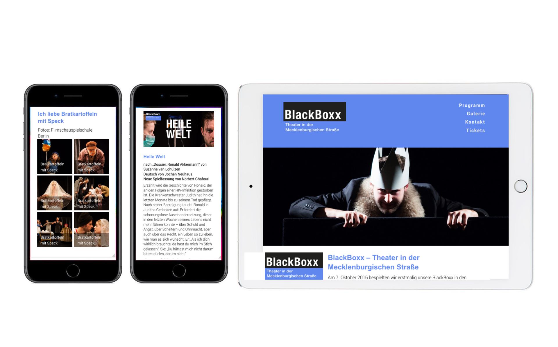 Homepage Responsive Design Webdesign, Webprogrammierung