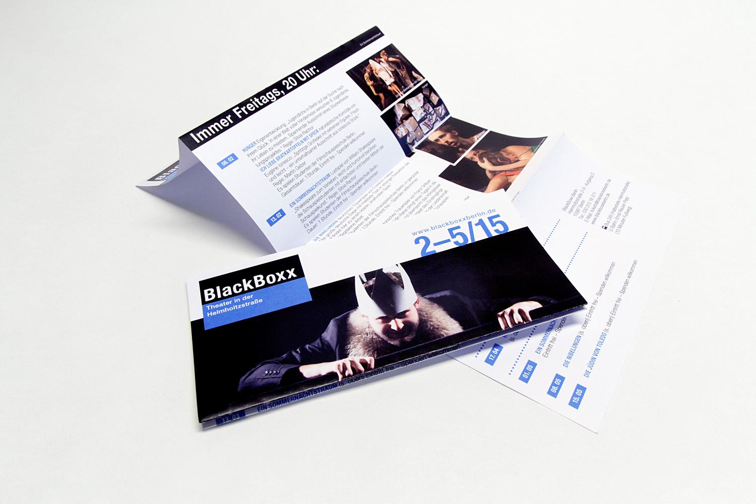 Programm-Folder im Corporate Design Corporate Design, Folder