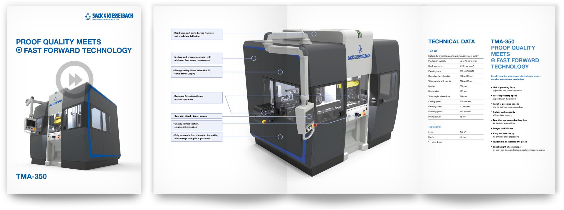 Homepage Produktfolder: Fast forward technology