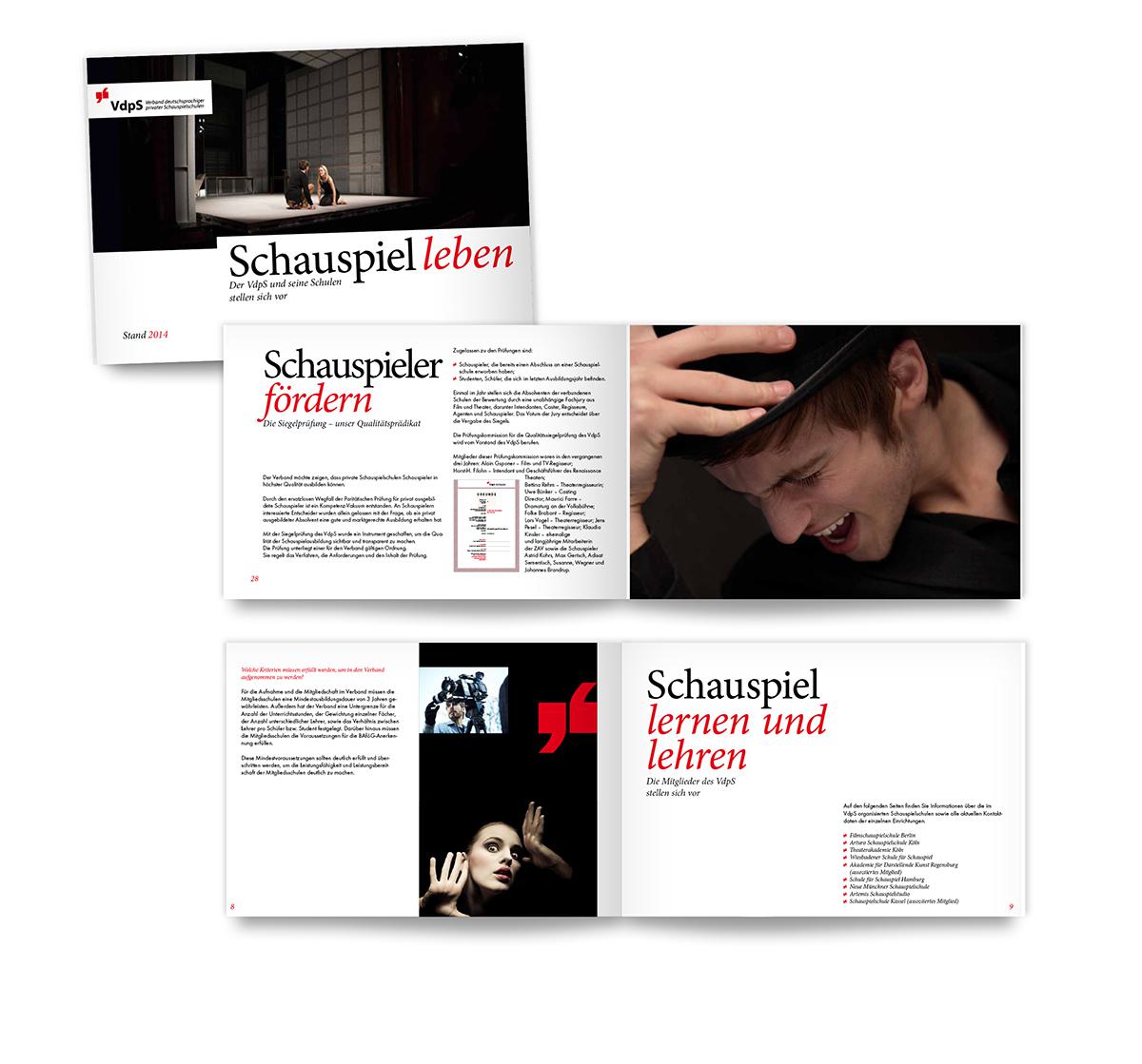 Jahresbericht "Schauspiel leben" Verband deutschsprachiger privater Schauspielschulen