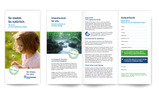 Flyer "Ökostrom" Ökostrom, Ökosiegel